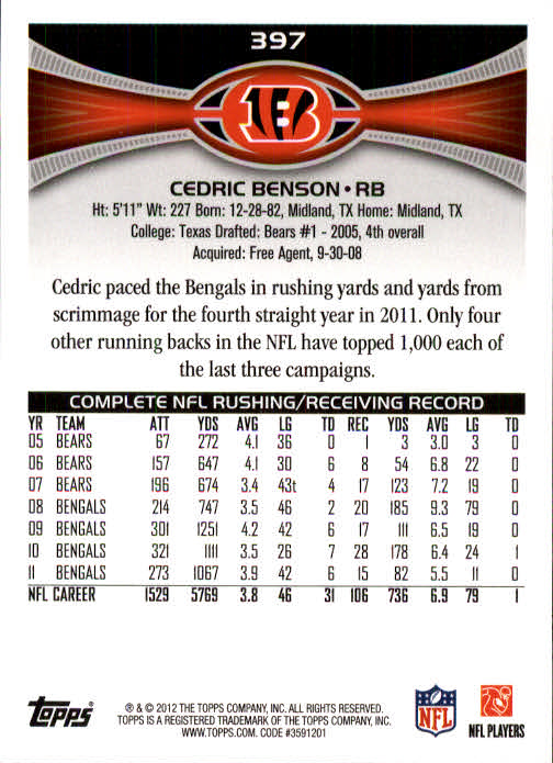 A1481- 2012 Topps Football Cards 203-402 +Rookies -You Pick- 15+ FREE US SHIP - Picture 341 of 351