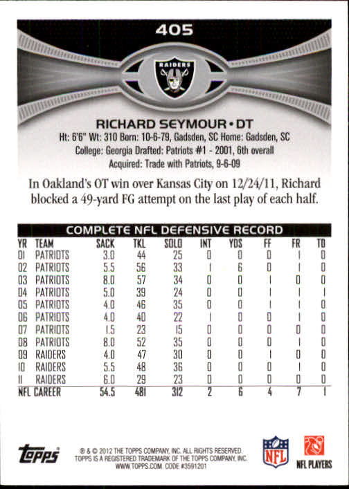 A1481- 2012 Topps Football Cards 403-440 +Inserts -You Pick- 15+ FREE US SHIP - Picture 7 of 224