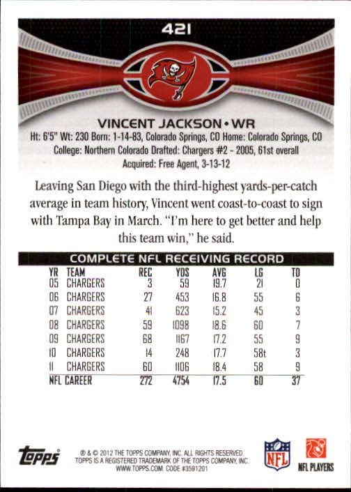 A1481- 2012 Topps Football Cards 403-440 +Inserts -You Pick- 15+ FREE US SHIP - Picture 36 of 224