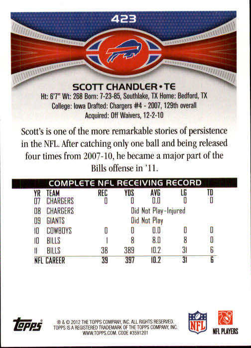 A1481- 2012 Topps Football Cards 403-440 +Inserts -You Pick- 15+ FREE US SHIP - Picture 40 of 224