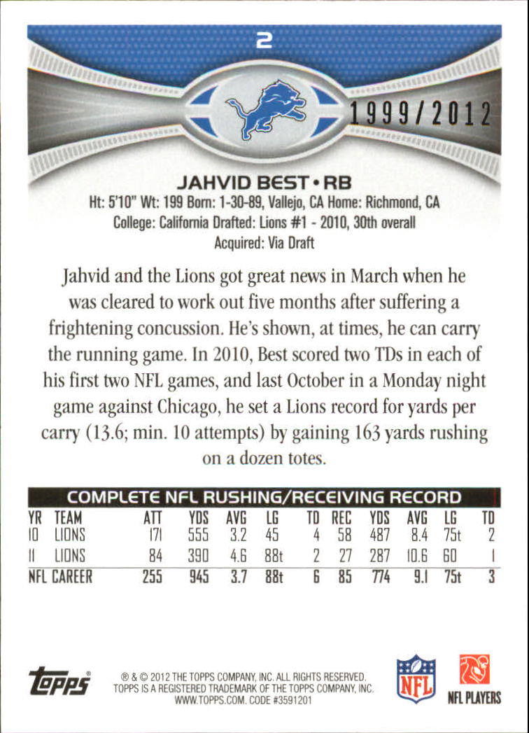 A1481- 2012 Topps Football Cards 403-440 +Inserts -You Pick- 15+ FREE US SHIP - Picture 87 of 224