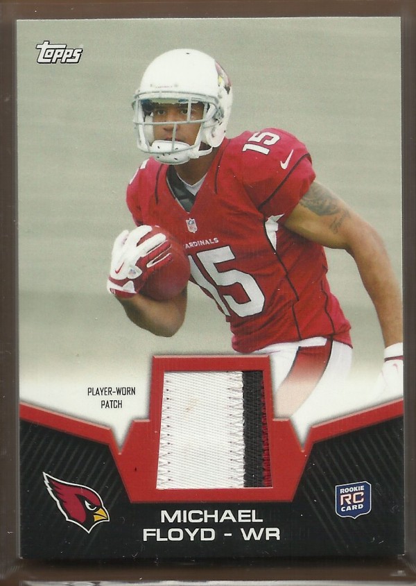 2012 Topps Rookie Patch #RPMF Michael Floyd