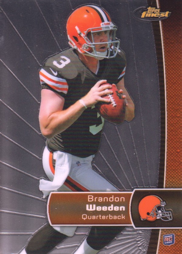 2012 Finest #102 Brandon Weeden RC