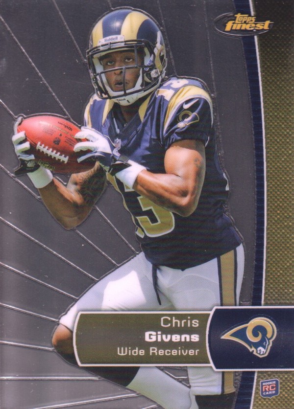 2012 Finest #128 Chris Givens RC