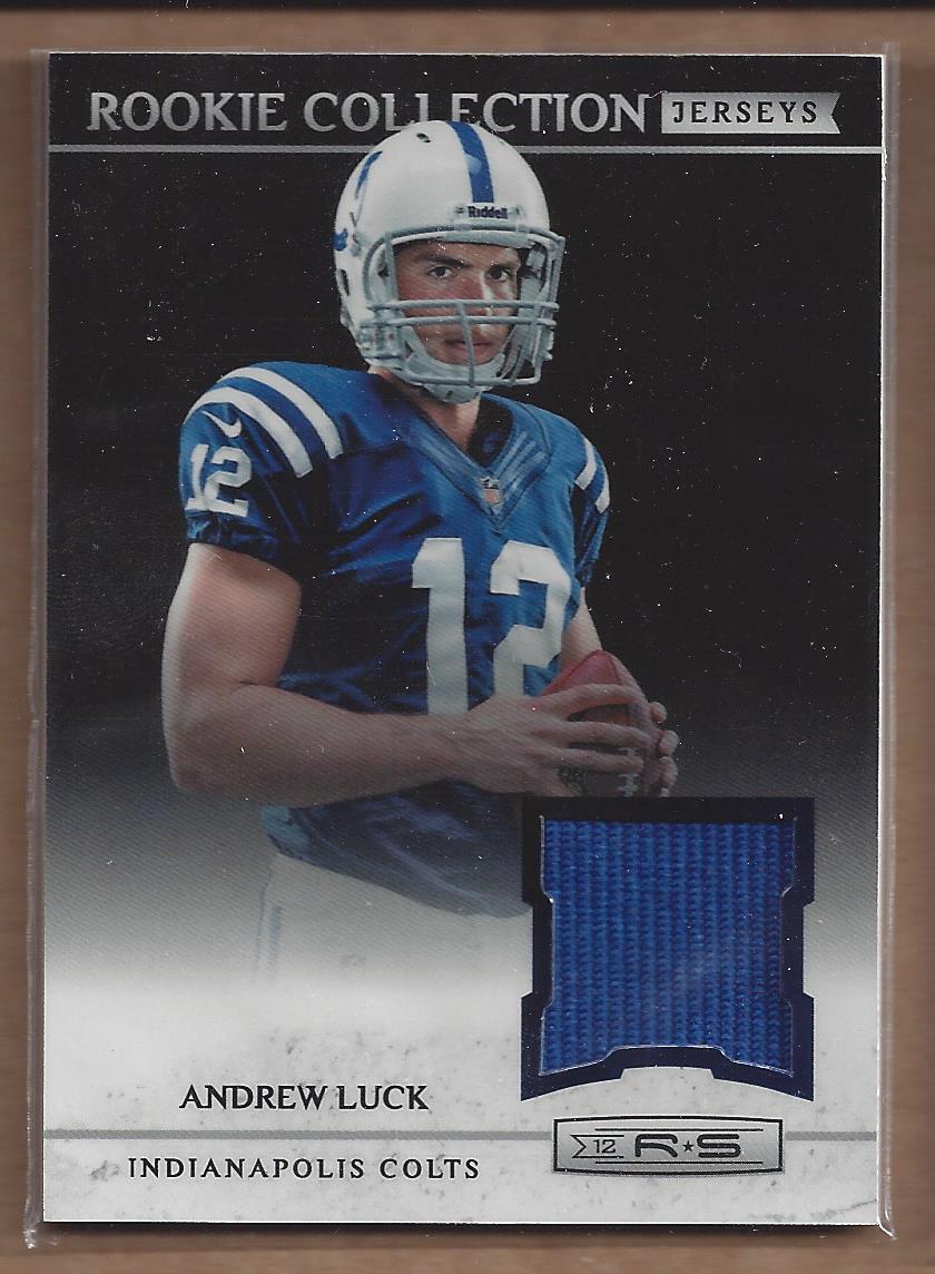 2012 Rookies and Stars Rookie Collection Jerseys #12 Andrew Luck