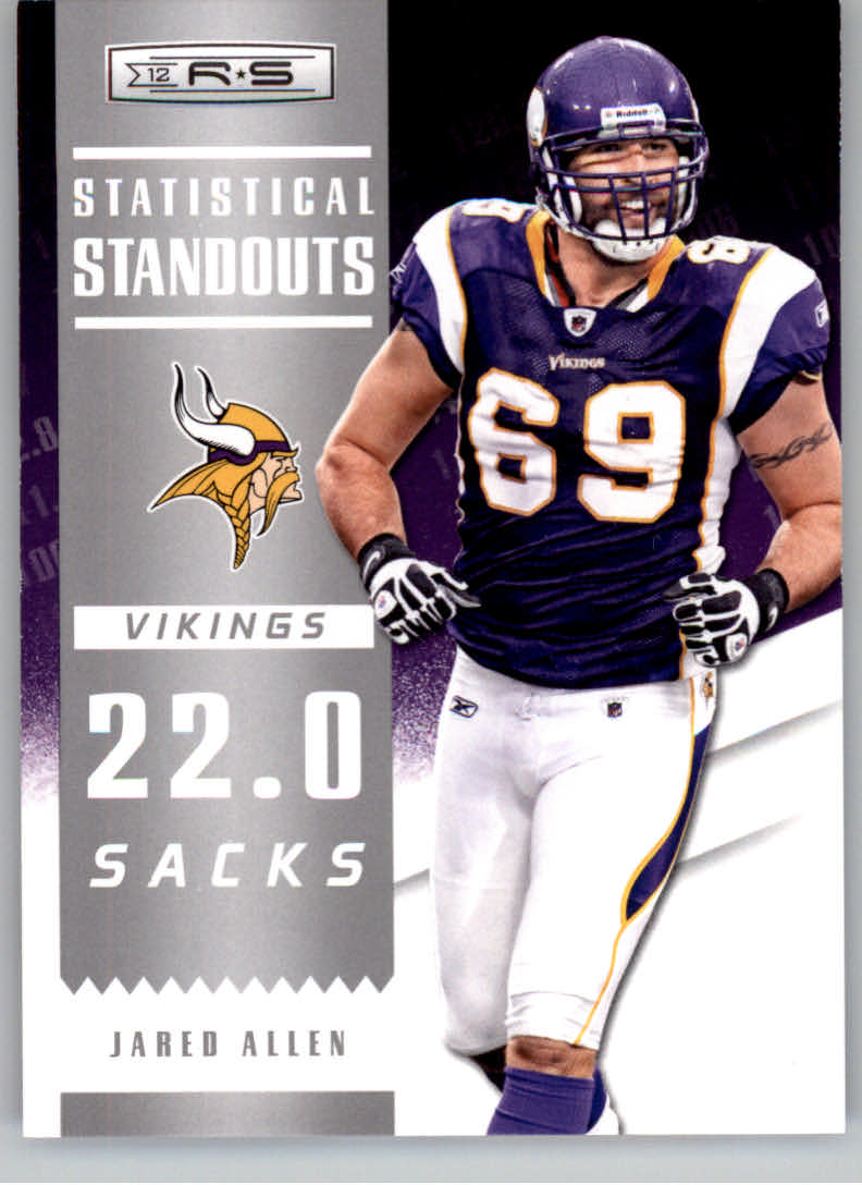 2012 Rookies and Stars Statistical Standouts #13 Jared Allen