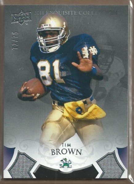 2011 Exquisite Collection #26 Tim Brown