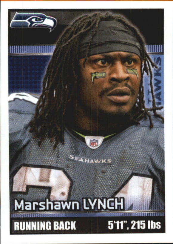 2012 Panini Stickers #440 Marshawn Lynch