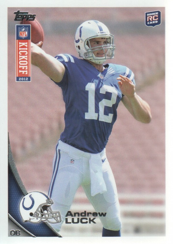 2012 Topps Kickoff #1 Andrew Luck