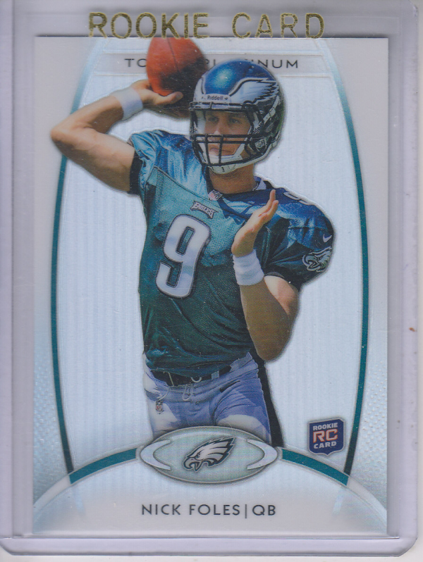 2012 Topps Platinum Football Card 103 Nick Foles Rookie EBay