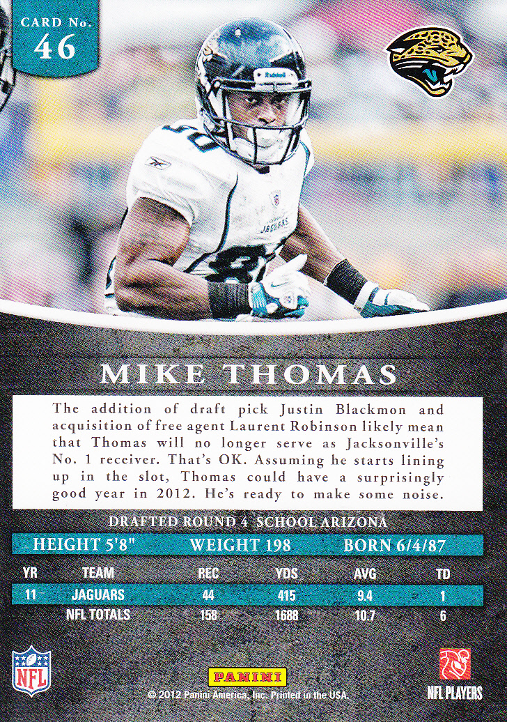 2012 Panini Prominence Football Card Pick (Base) - Picture 100 of 241