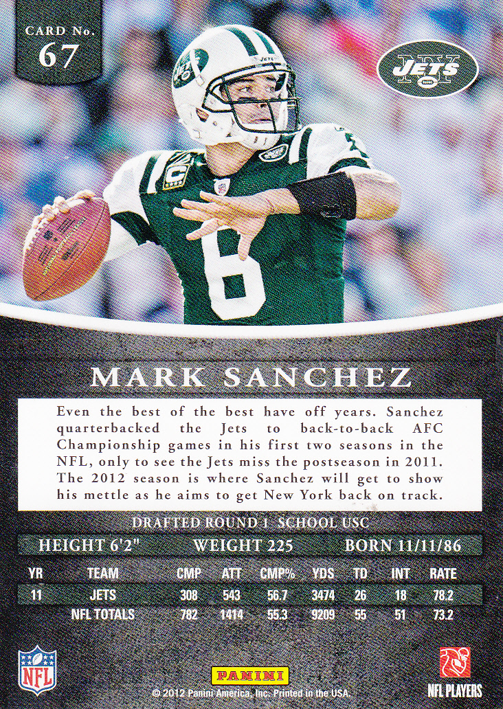 2012 Panini Prominence Football Card Pick (Base) - Picture 140 of 241