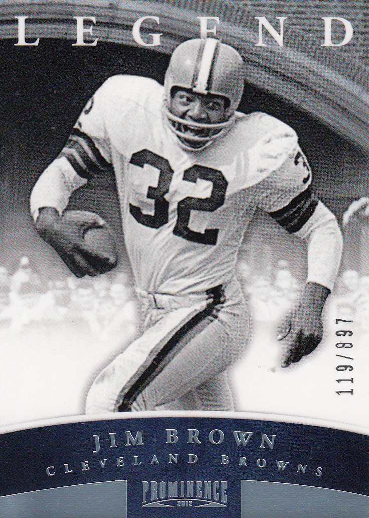 2012 Panini Prominence #121A Jim Brown P