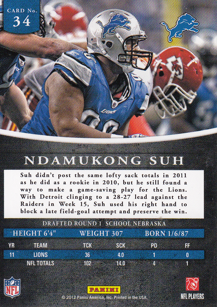 2012 Panini Prominence Football Card Pick (Base) - Picture 63 of 241