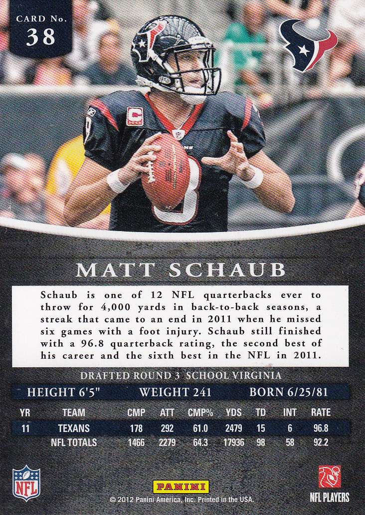 2012 Panini Prominence Football Card Pick (Base) - Picture 71 of 241