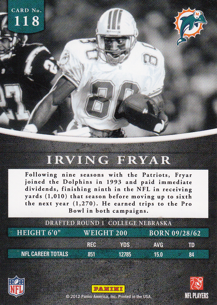 2012 Panini Prominence Football Card Pick (Base) - Picture 208 of 241