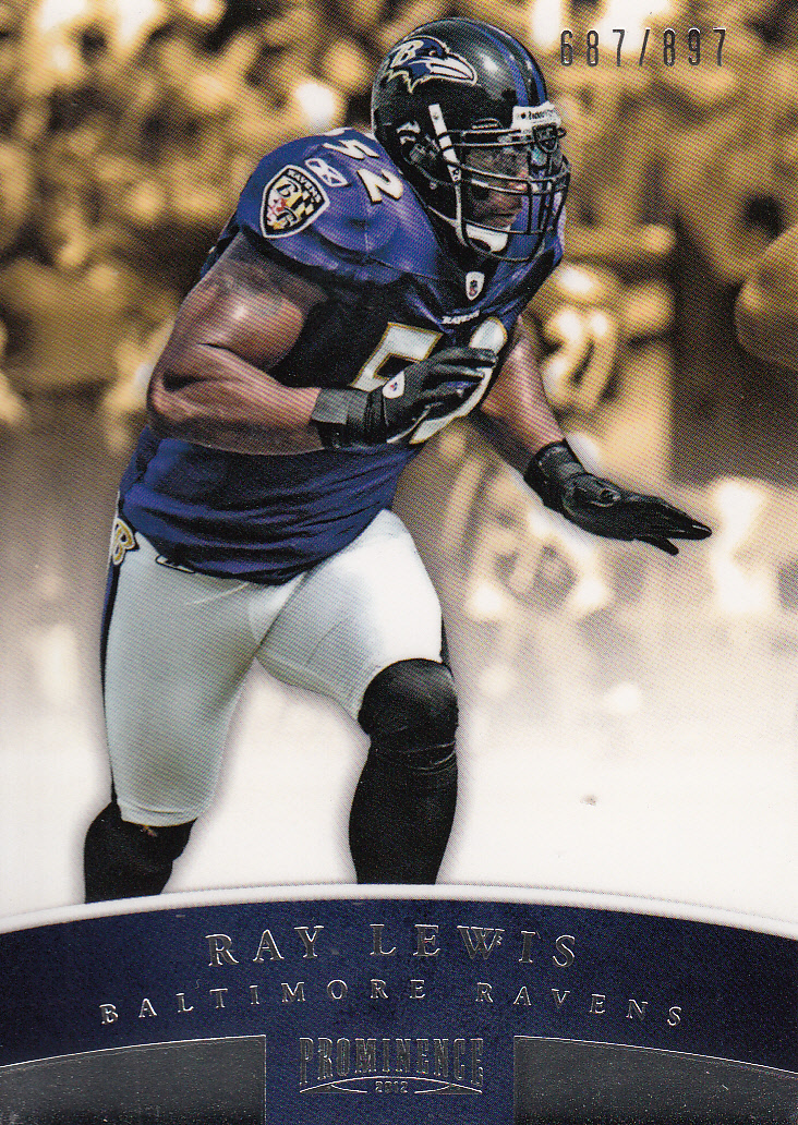 2012 Panini Prominence #9C Ray Lewis S
