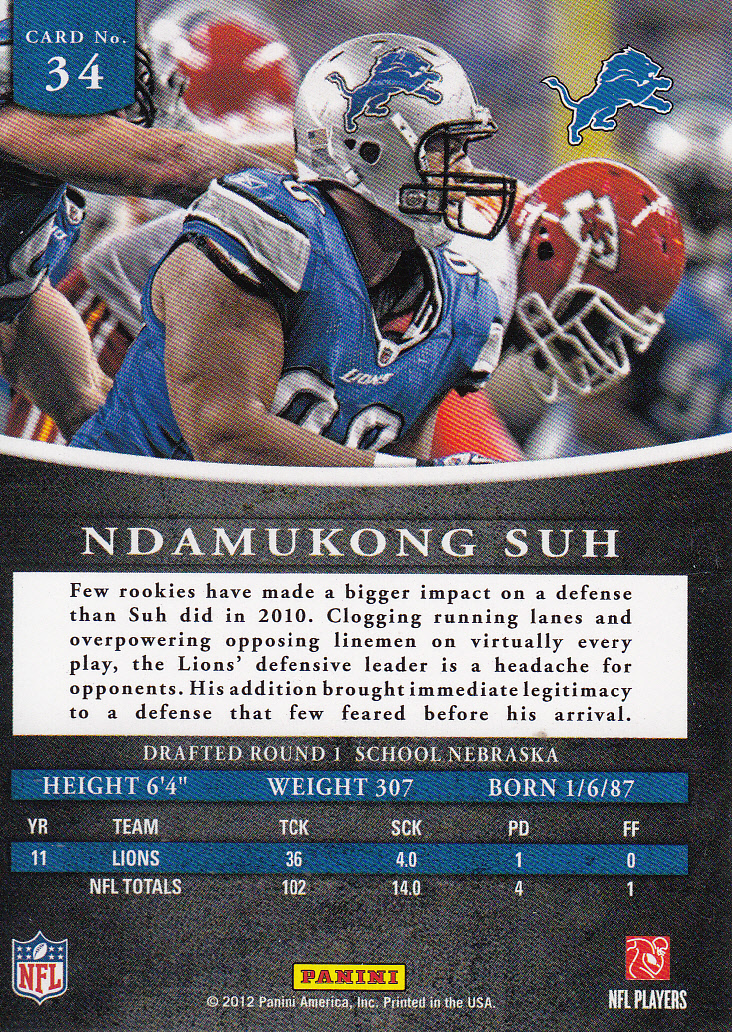 2012 Panini Prominence Football Card Pick (Base) - Picture 65 of 241