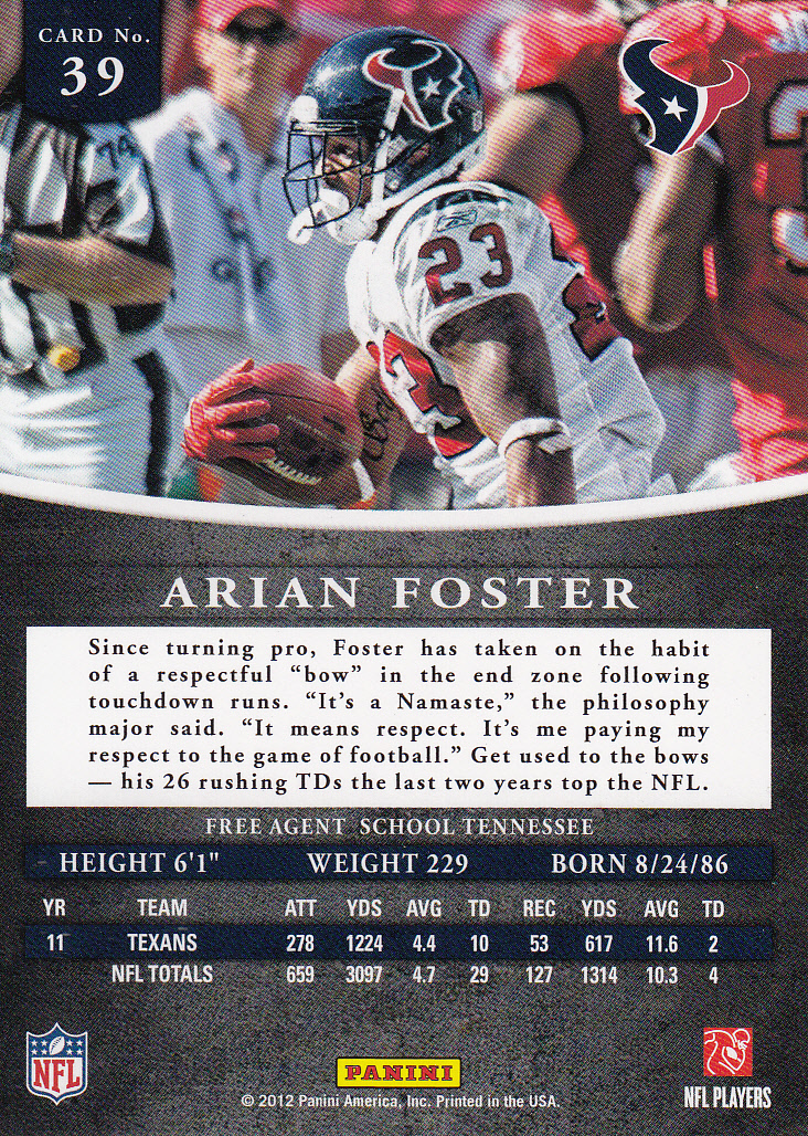 2012 Panini Prominence Football Card Pick (Base) - Picture 76 of 241