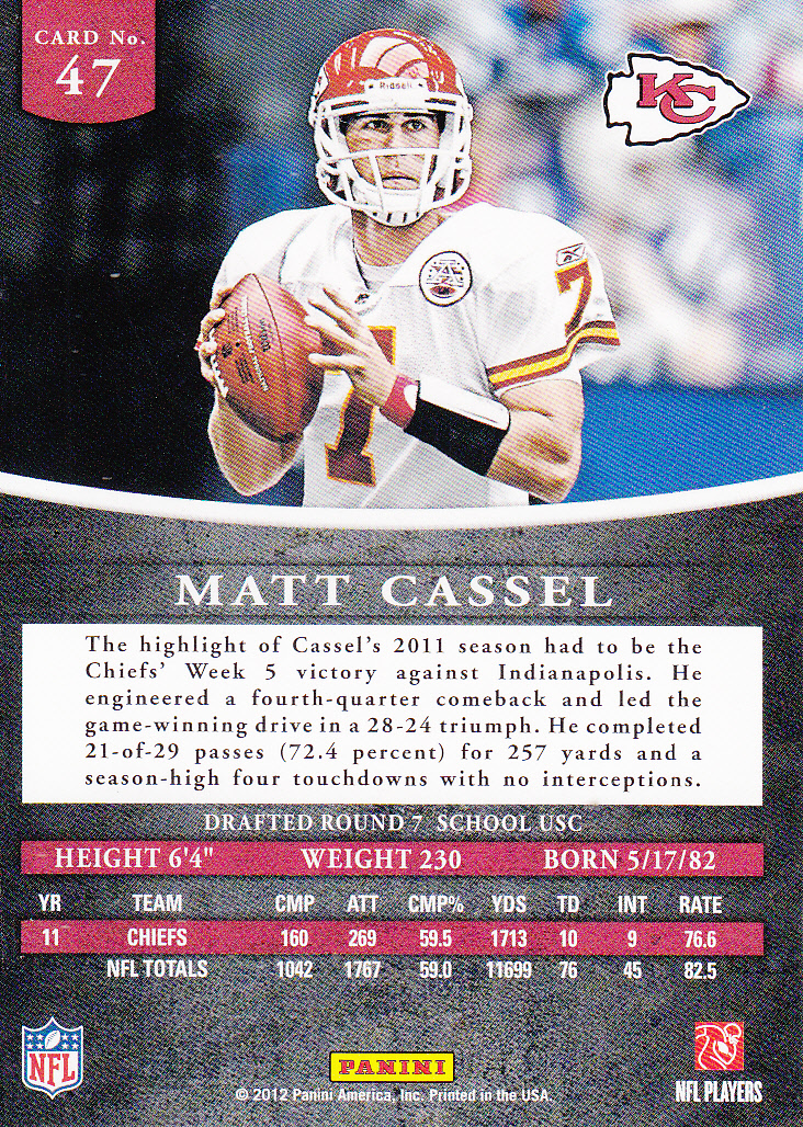 2012 Panini Prominence Football Card Pick (Base) - Picture 107 of 241