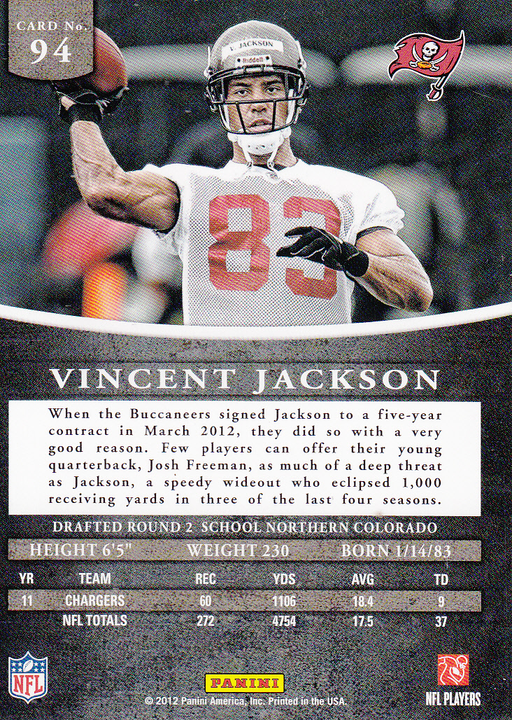 2012 Panini Prominence Football Card Pick (Base) - Picture 180 of 241