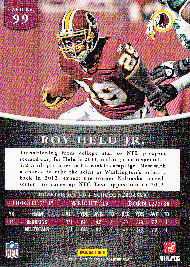 2012 Panini Prominence Football Card Pick (Base) - Picture 192 of 241