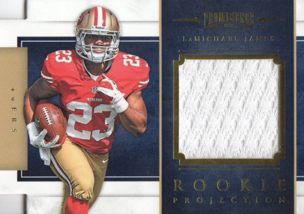 2012 Panini Prominence Rookie Projection Materials #12 LaMichael James