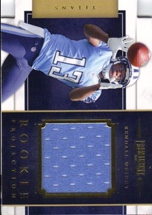 2012 Panini Prominence Rookie Projection Materials #26 Kendall Wright