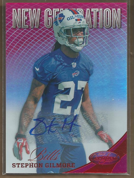 2012 Certified Mirror Red Signatures #304 Stephon Gilmore/350