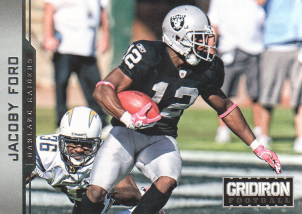 2012 Gridiron #142 Jacoby Ford