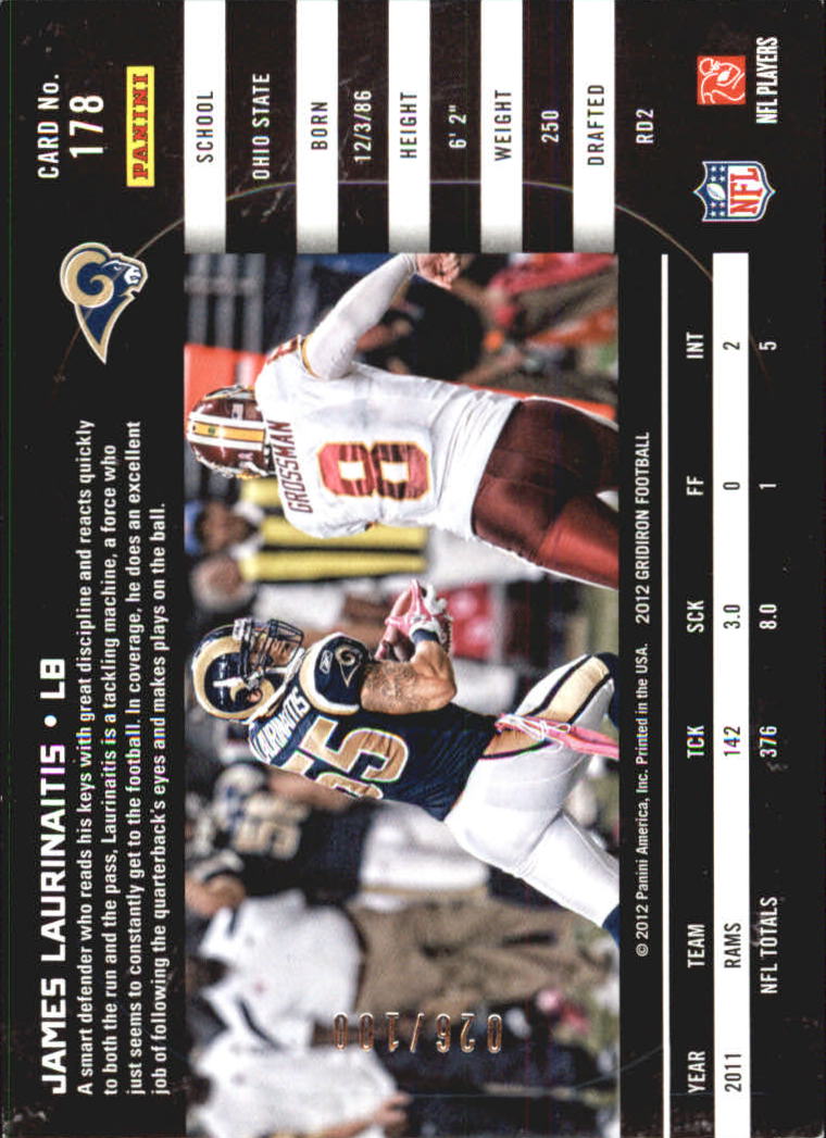 A6808- 2012 Gridiron FB Assorted Parallel Cards -You Pick- 15+ FREE US SHIP - Picture 123 of 153