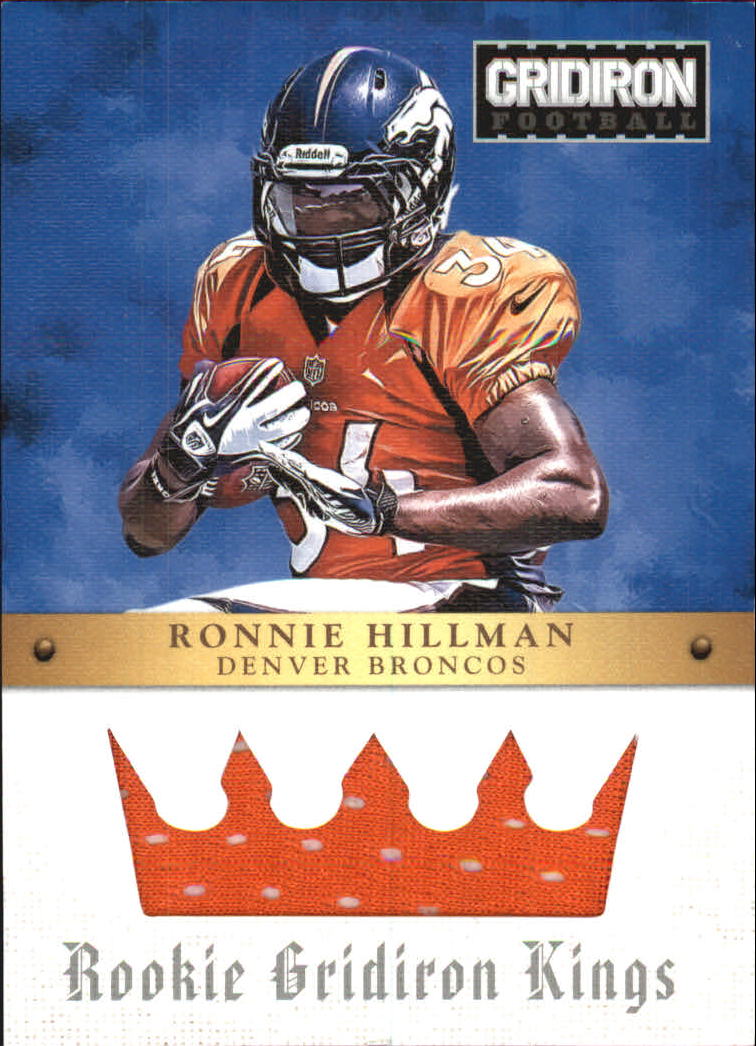 2012 Gridiron Rookie Gridiron Kings Jerseys #29 Ronnie Hillman/299