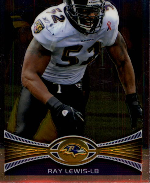 2012 TOPPS CHROME RAY RICE BALTIMORE RAVENS #51