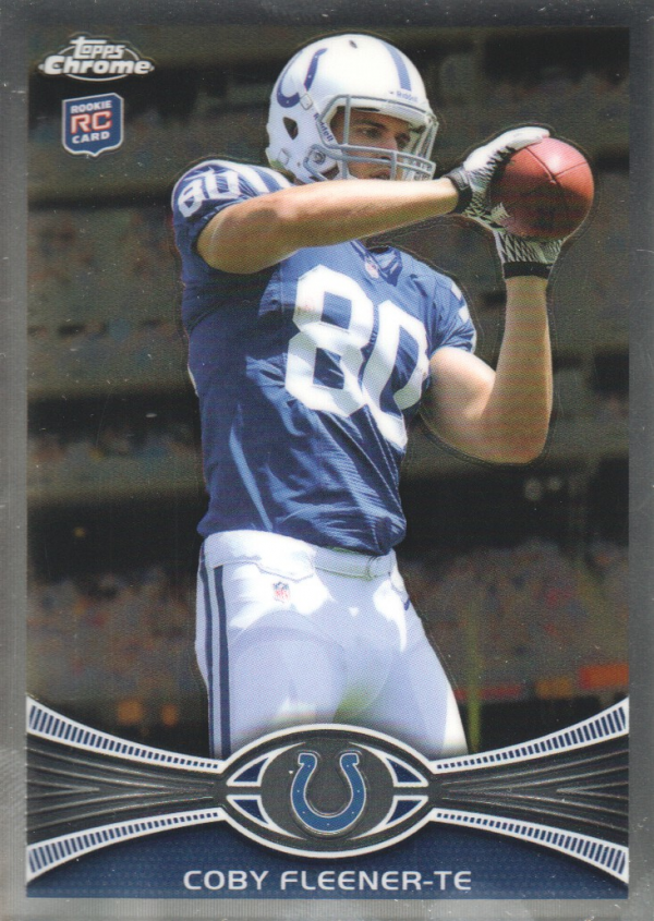 2012 Topps Chrome #209A Coby Fleener RC/catching a pass