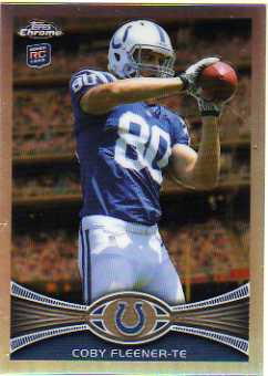 2012 Topps Chrome Refractors #209 Coby Fleener