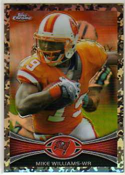 2012 Topps Chrome Camo Refractors #84 Mike Williams