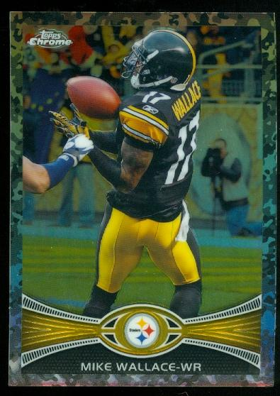 2012 Topps Chrome Camo Refractors #170 Mike Wallace