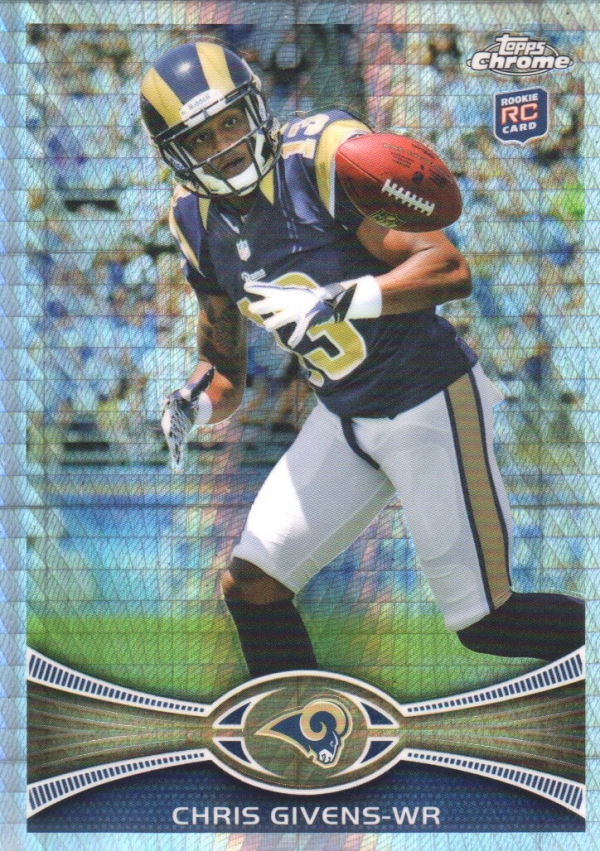 2012 Topps Chrome Prism Refractors #142 Chris Givens