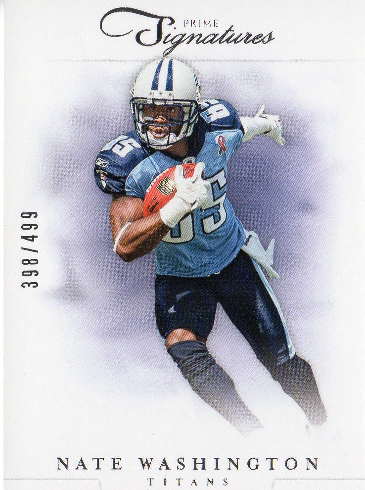 2012 Prime Signatures #87 Nate Washington
