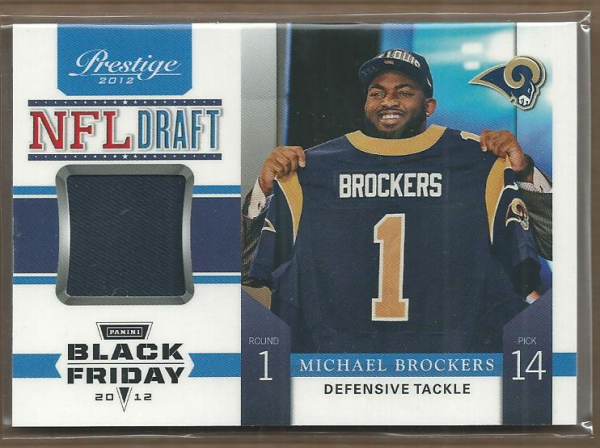 2012 Prestige NFL Draft Materials Black Friday #13 Michael Brockers