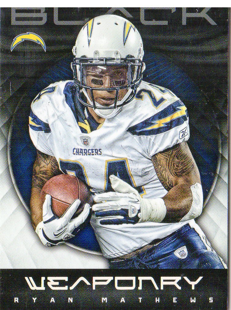 2012 Panini Black Weaponry #24 Ryan Mathews