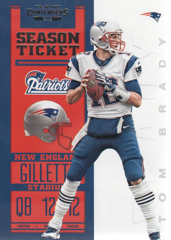 2012 Panini Contenders #56 Tom Brady - NM-MT