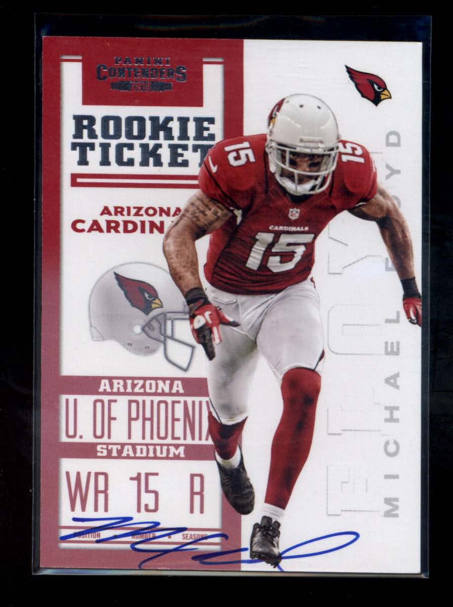2012 Panini Contenders #208A Michael Floyd AU RC/(without football)
