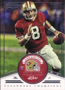 2012 Panini Contenders Legendary Champions #13 Steve Young