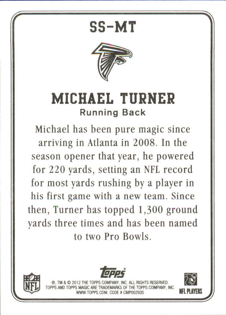 2012 Topps Magic Supernatural Stars #SSMT Michael Turner back image