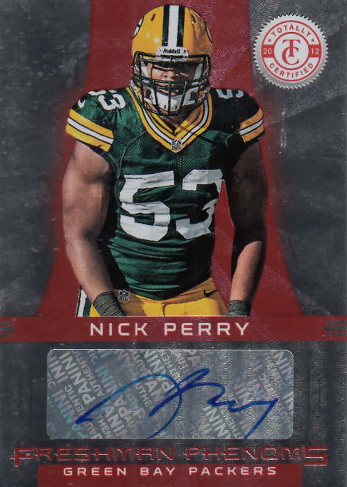 2012 Totally Certified #159 Nick Perry AU/290 RC