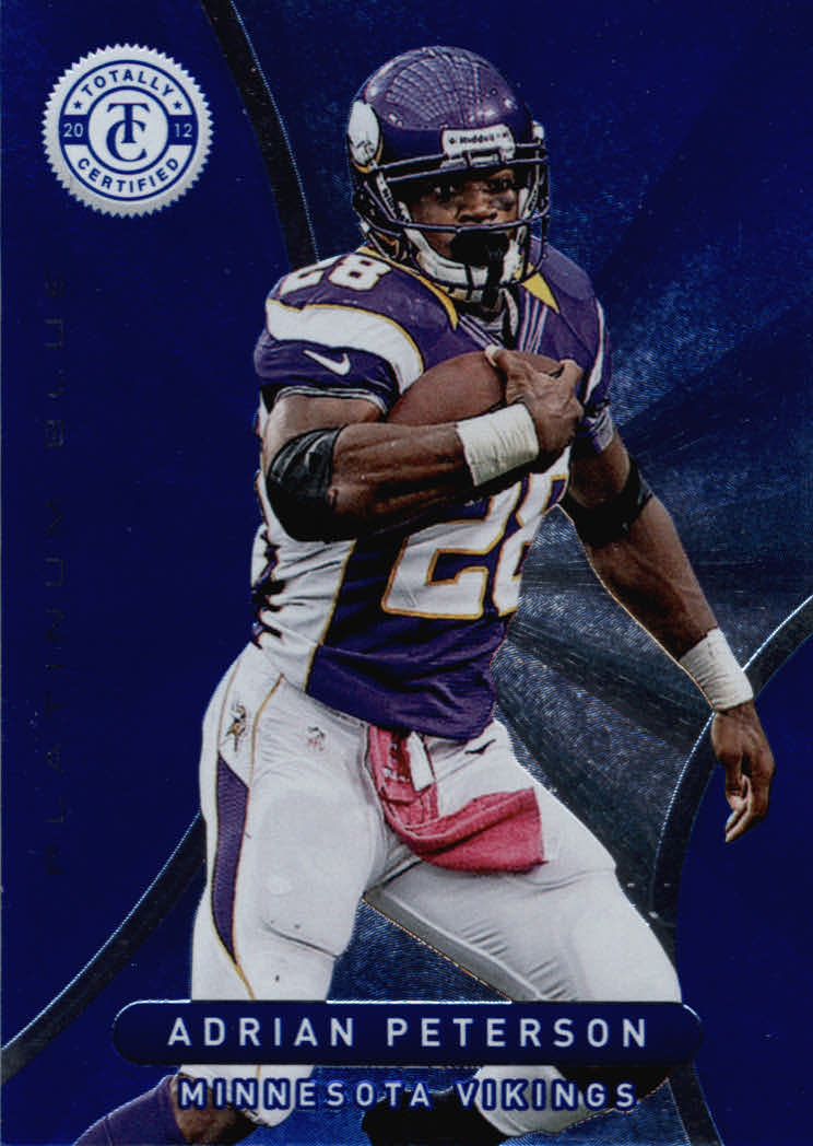 2012 Totally Certified Blue #44 Adrian Peterson