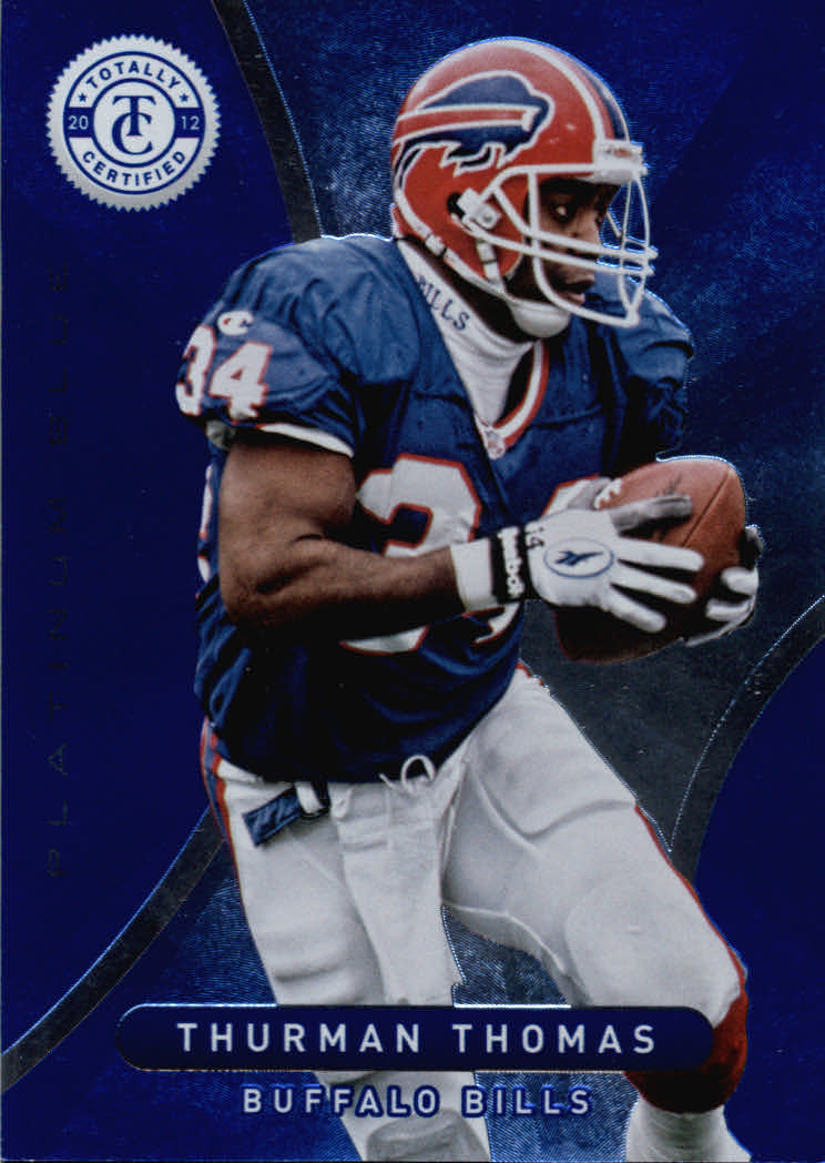 2012 Totally Certified Blue #85 Thurman Thomas