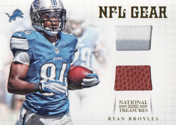 2012 Panini National Treasures NFL Gear Combos Prime #18 Ryan Broyles