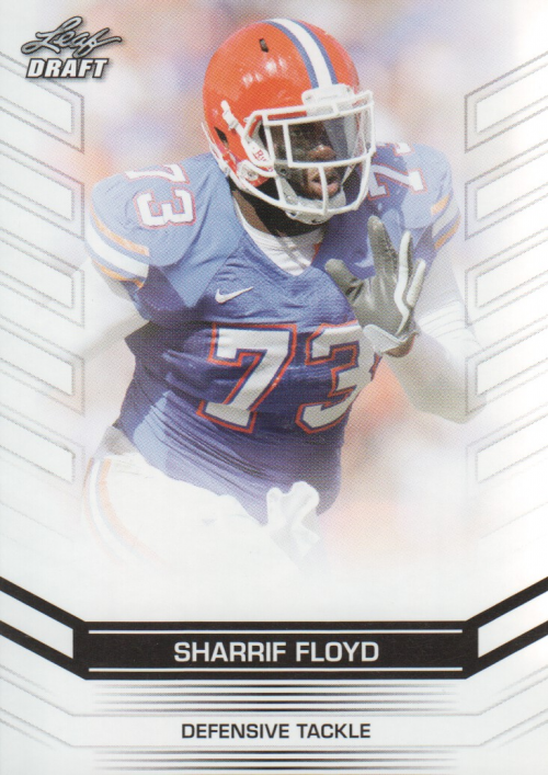 2013 Leaf Draft #63 Sharrif Floyd